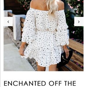 Vici Enchanted off the shoulder Dress